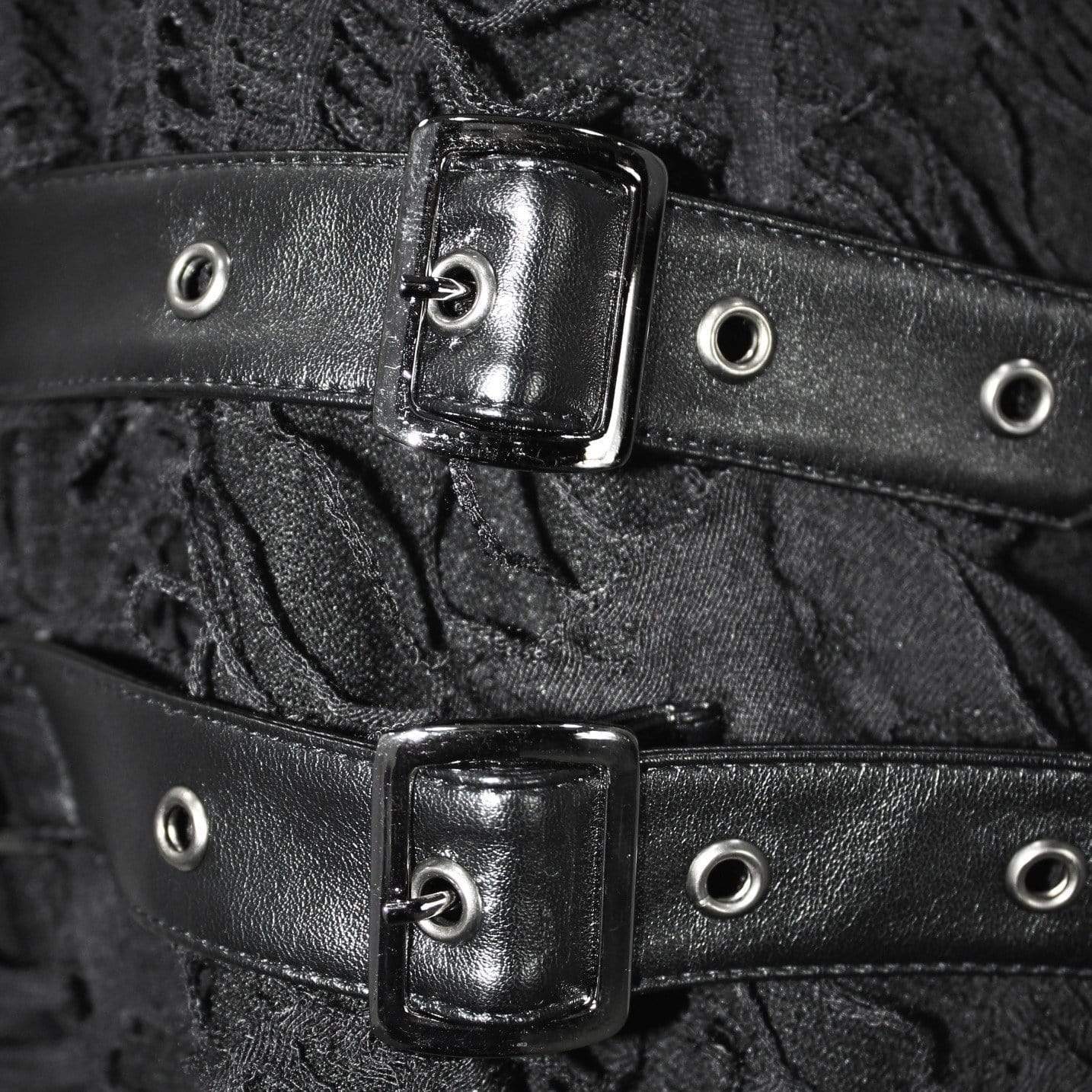 Women's Grunge Ripped Frayed Belts Leggings