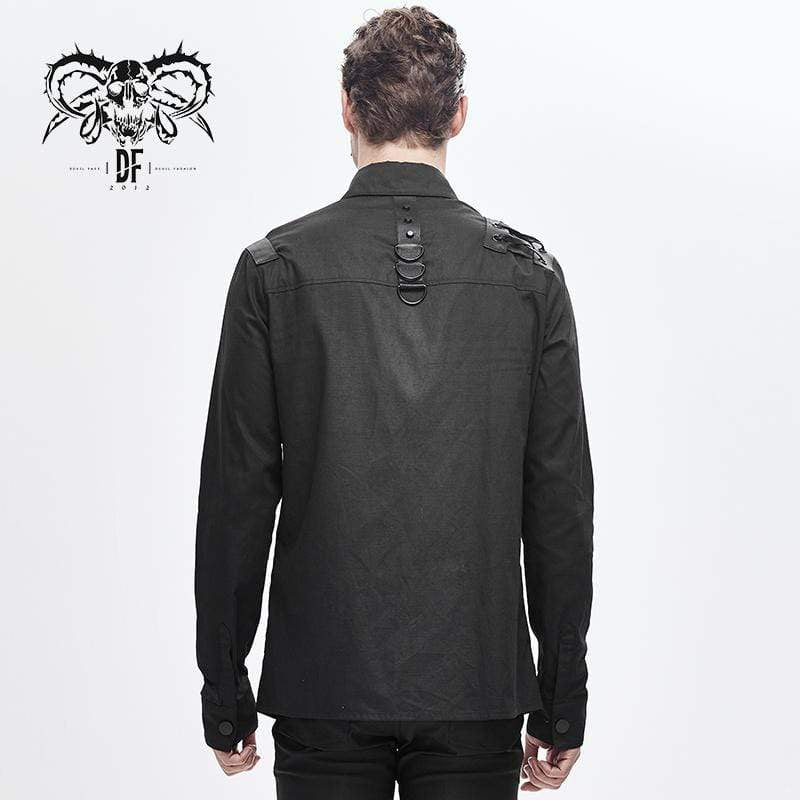 Men's Punk Ropes Buckle Belts Shirts