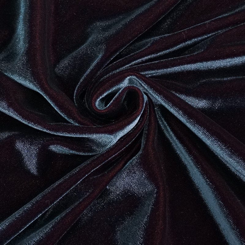 EVA LADY Women's Gothic Front Zip Side Cutout Velet Bell-bottoms