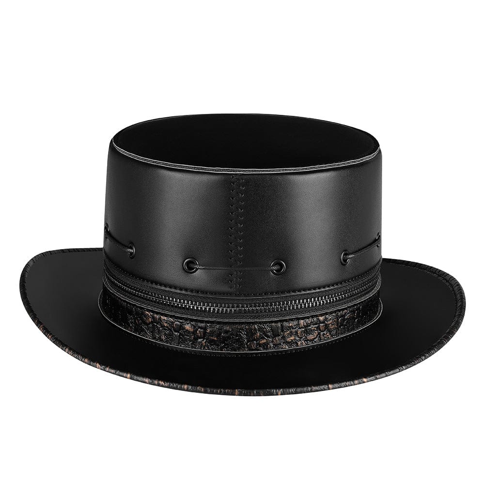 Kobine Men's Gothic Bat Zipper Hat