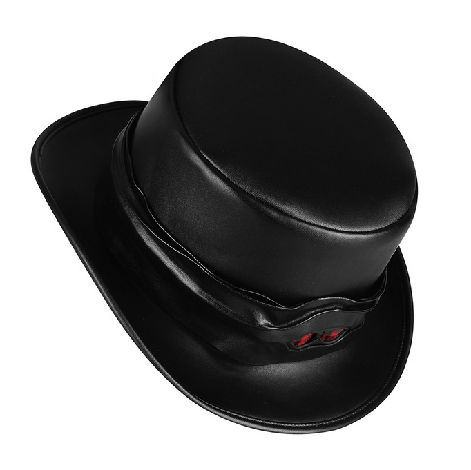 Kobine Men's Gothic Strappy Evil Eyes Hat