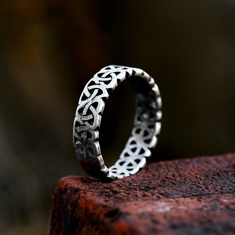 Kobine Men's Punk Celtic Knot Ring