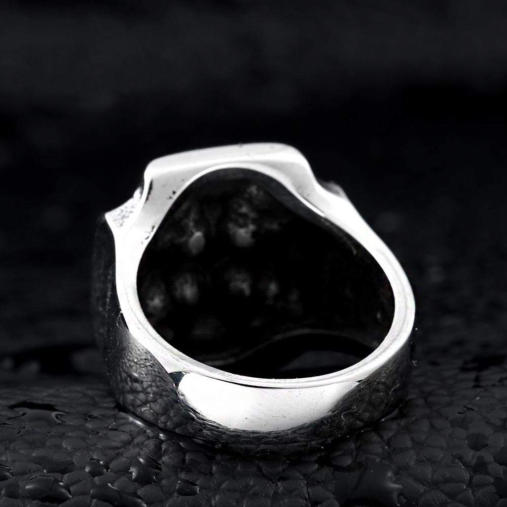 Men's Punk Contrast Color Cross Rings