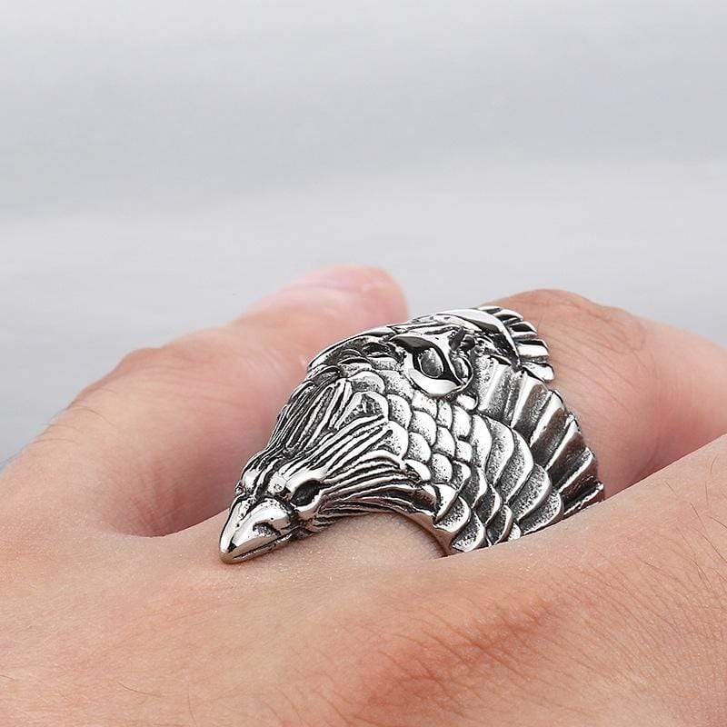 Men's Punk Corvus Corax Rings