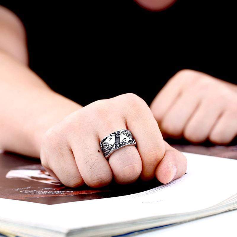 Men's Punk Fishes Rings