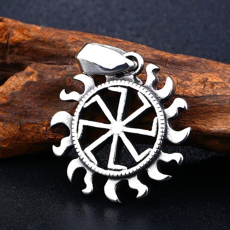 Men's Punk Hollow Sun Necklace