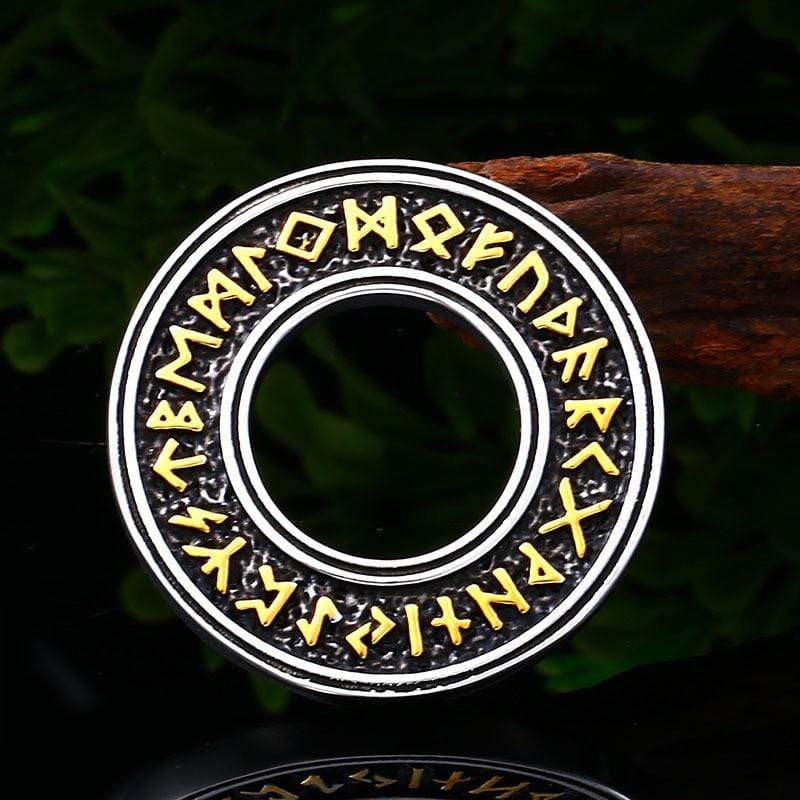 Men's Punk Letter Annular Necklace