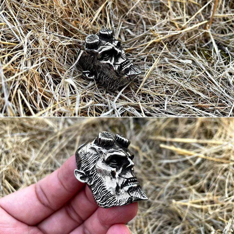 Men's Punk Monkey Head Necklace