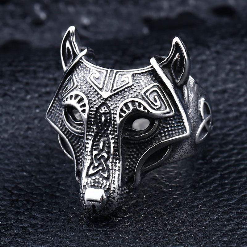 Men's Punk Pirate Wolf Rings