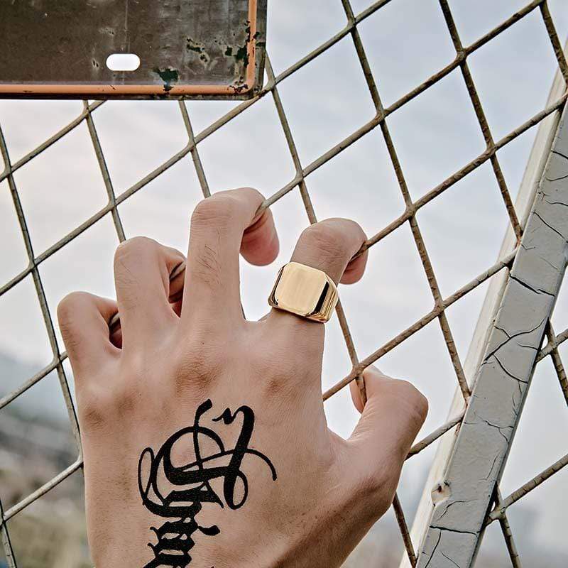 Men's Punk Pure Color Rings