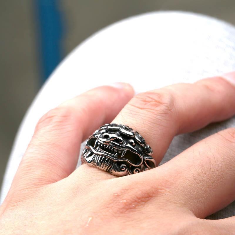 Men's Punk Lucky Kylin Rings