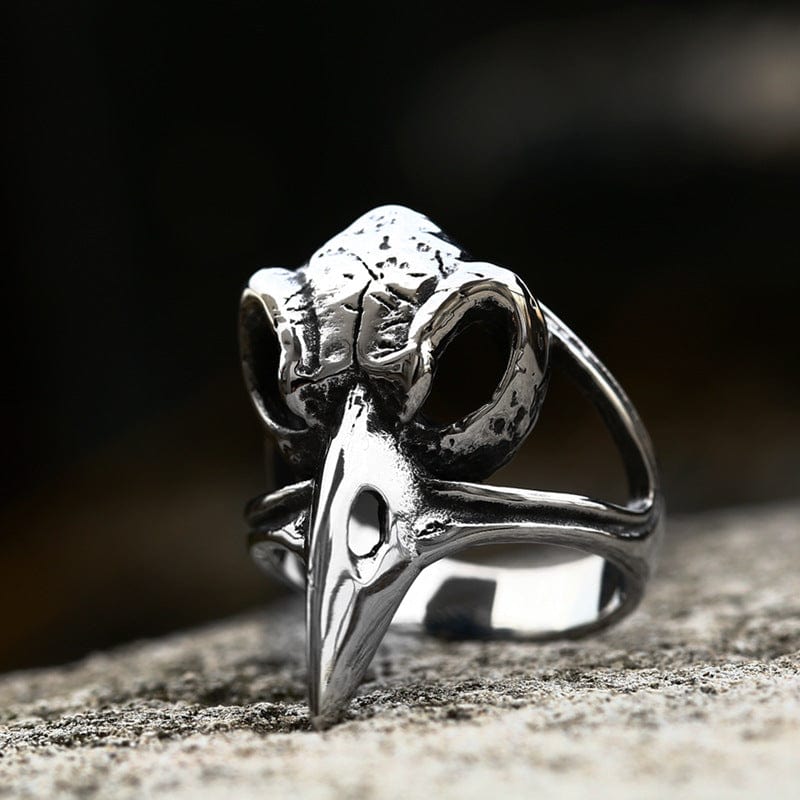 Kobine Men's Punk Skull Ring