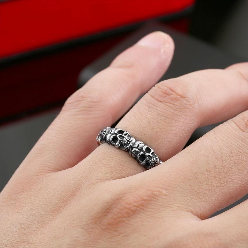 Men's Punk Skulls Rings