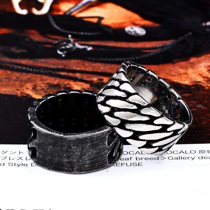 Men's Punk Squama Rings