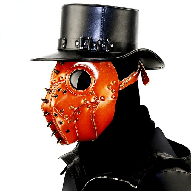 Kobine Steampunk Nailed Rivets Halloween Mask