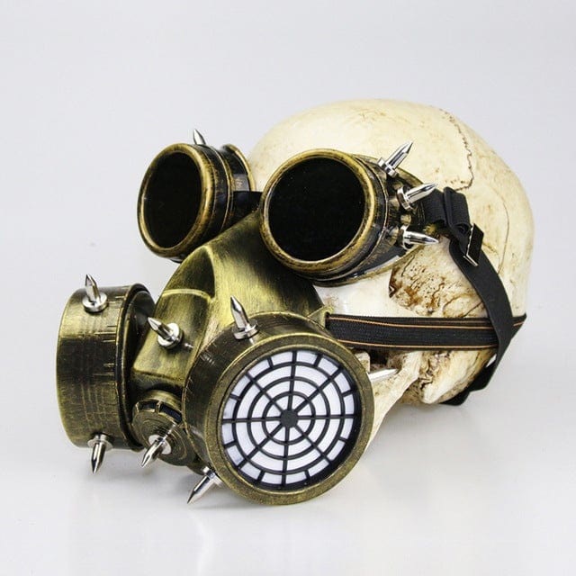 Kobine Steampunk Rivets Cosplay Gas Mask