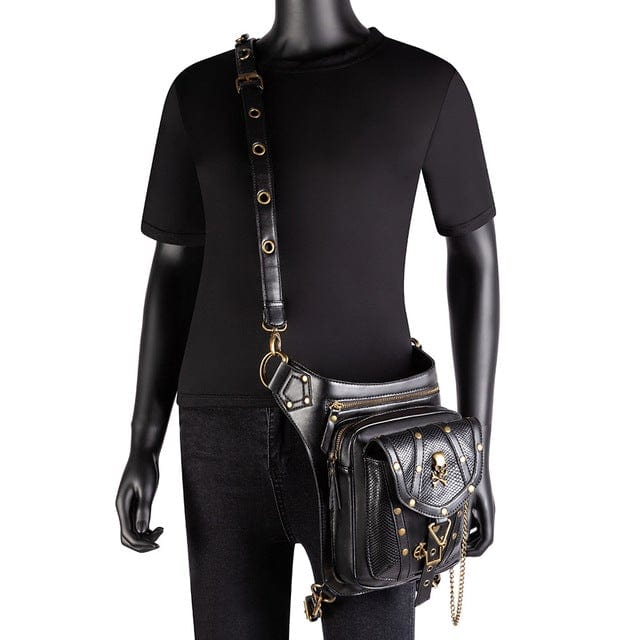 Kobine Steampunk Skull Reticulation Bag