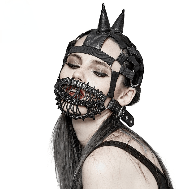 Kobine Steampunk Strappy Subulate Elastic Mask