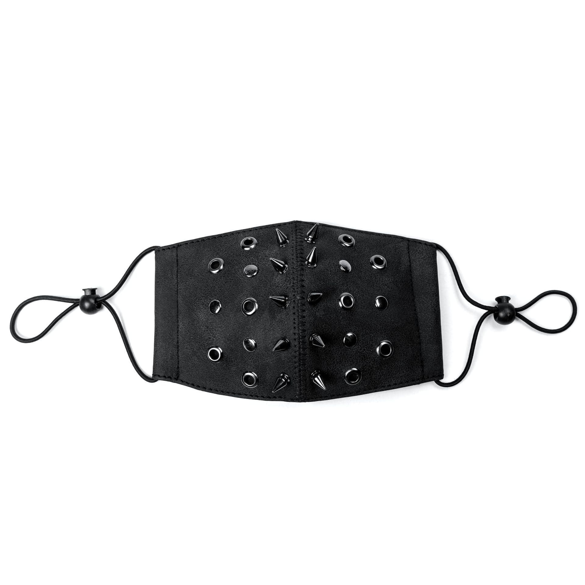 Kobine Unisex Steampunk Rivets Eyelets Adjustable Mask