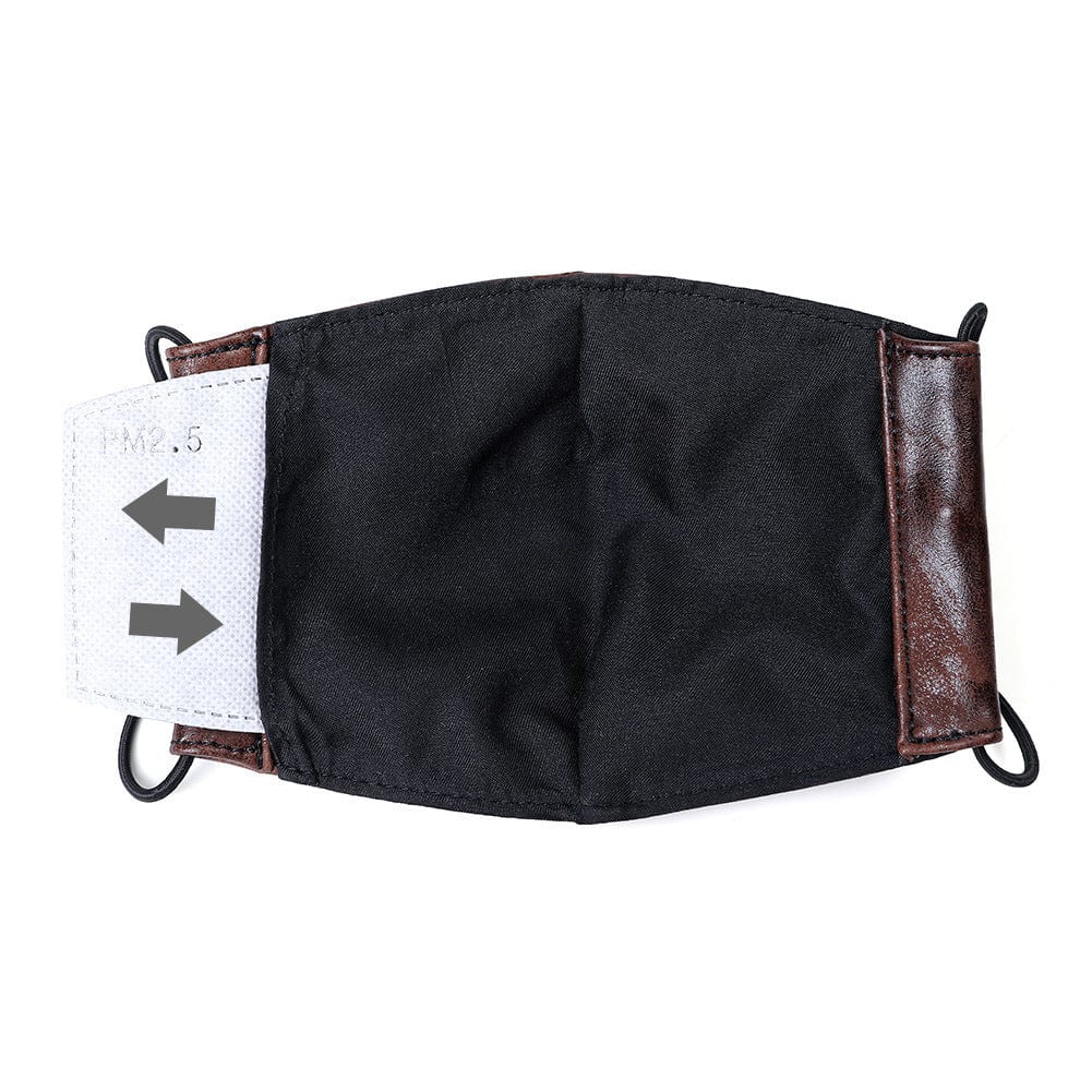 Kobine Unisex Steampunk Rivets Eyelets Mask