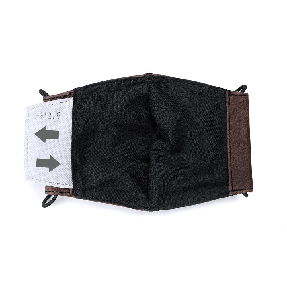 Kobine Unisex Steampunk Rivets Nailed Stitch Mask