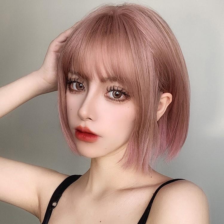 Kobine Women's Bob Haircut Synthetic Hair Extension