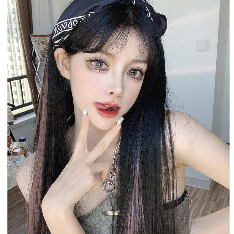 Kobine Women's Colourful One Piece Synthetic Hair Extension