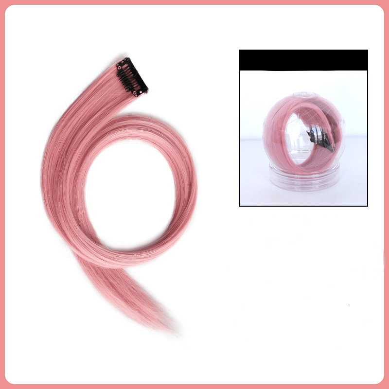 Kobine Women's Colourful One Piece Synthetic Hair Extension