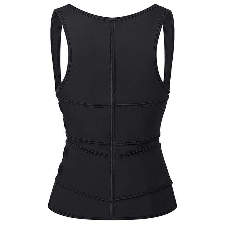 Women's Double Hook And Loop Tank Underbust Corsets Hook