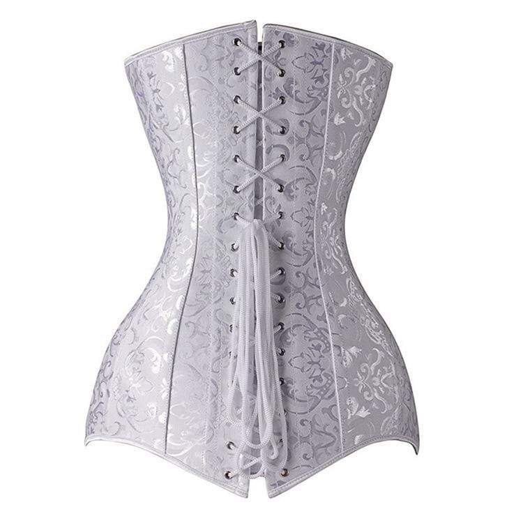 Women's Gothic Floral Overbust Corsets