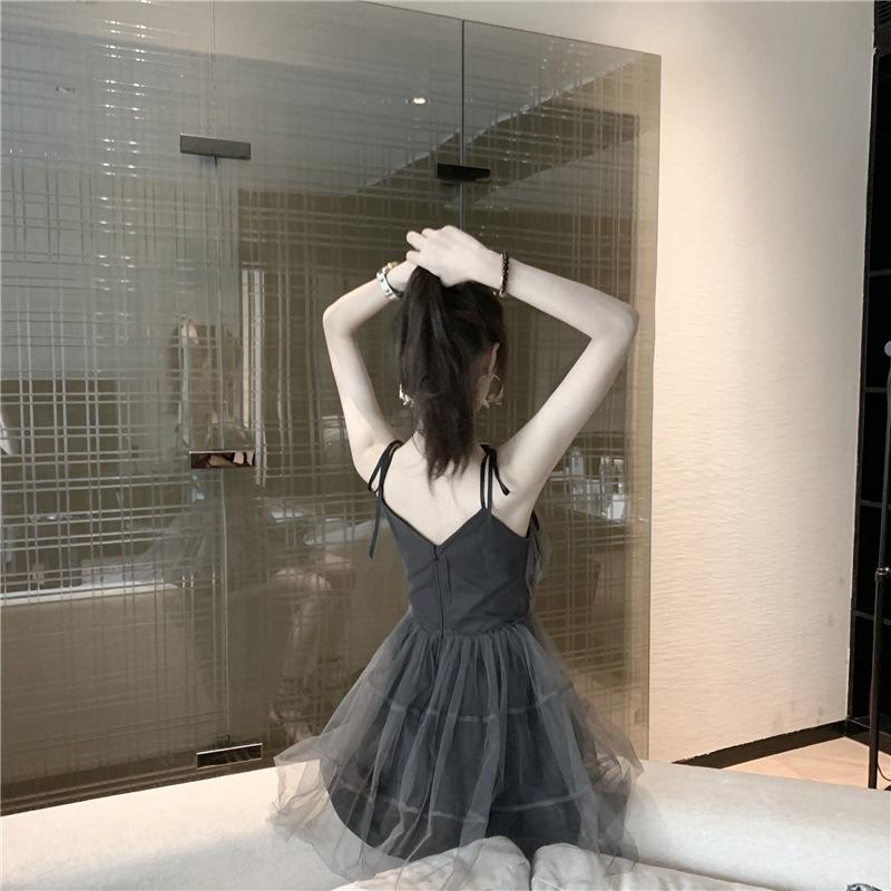 Kobine Women's Gothic Mesh Slip Dresses