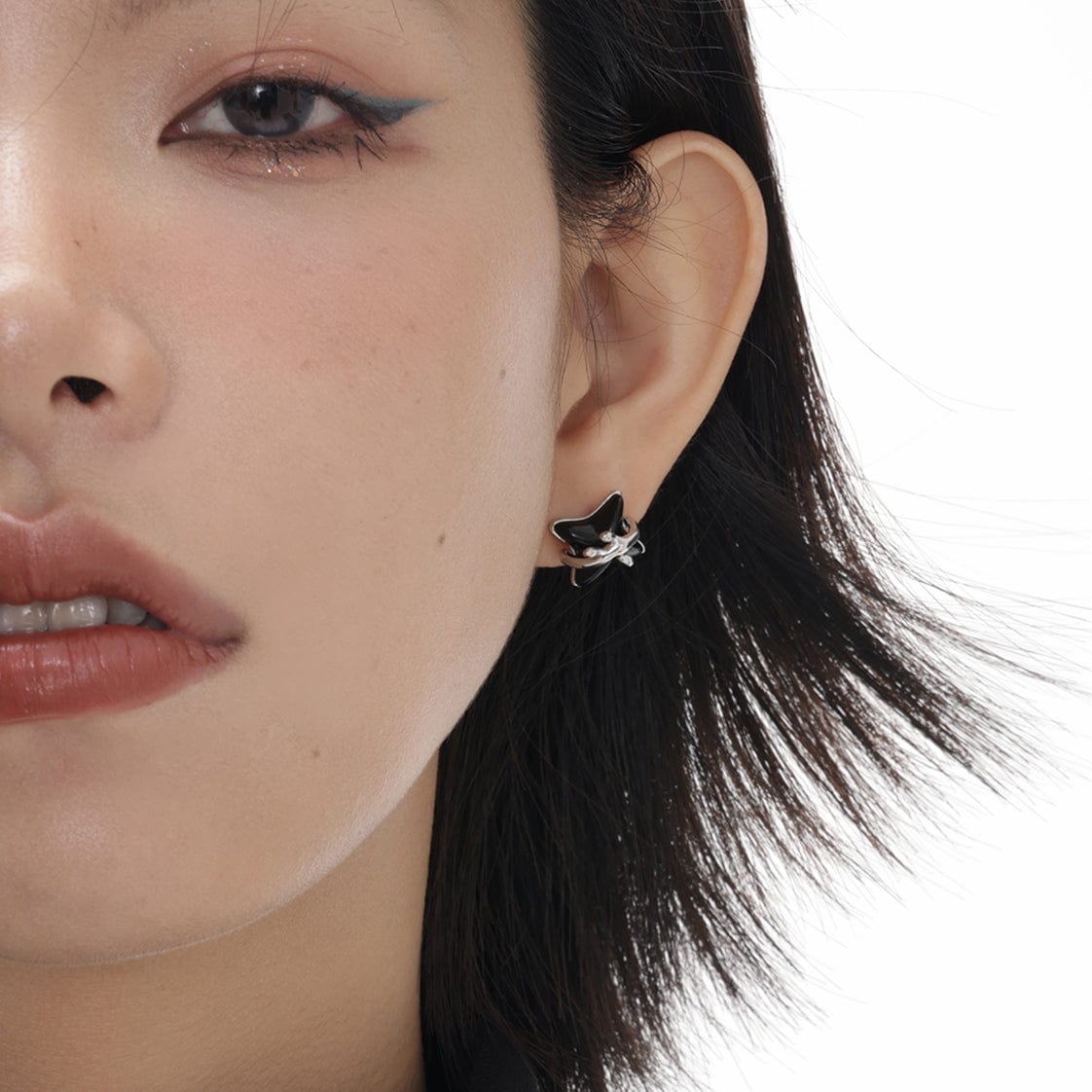 Kobine Women's Grunge Star Earrings