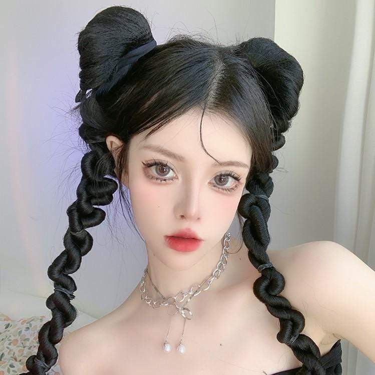 Kobine Women's Ponytail Braid Synthetic Hair Extension