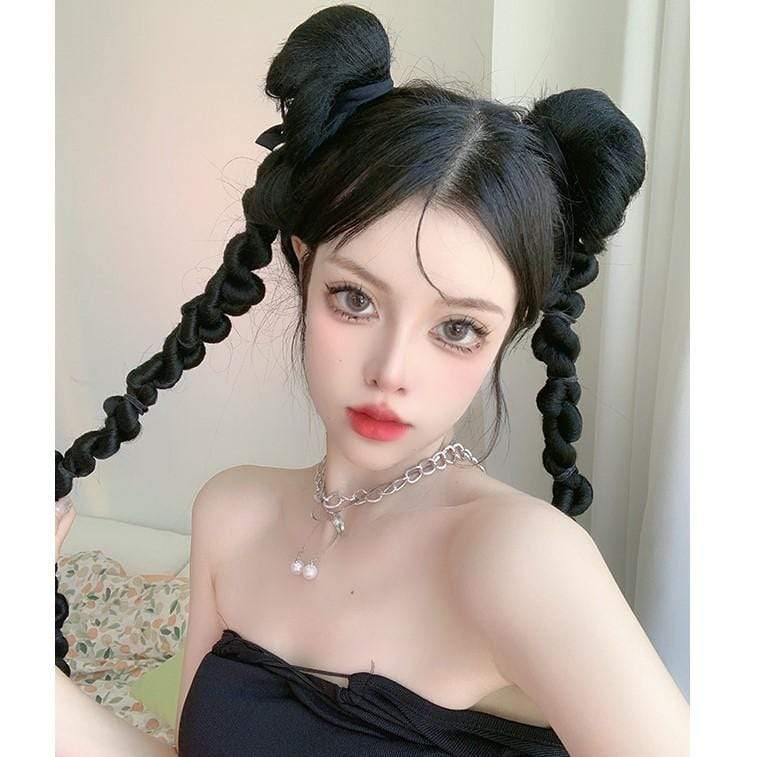 Kobine Women's Ponytail Braid Synthetic Hair Extension