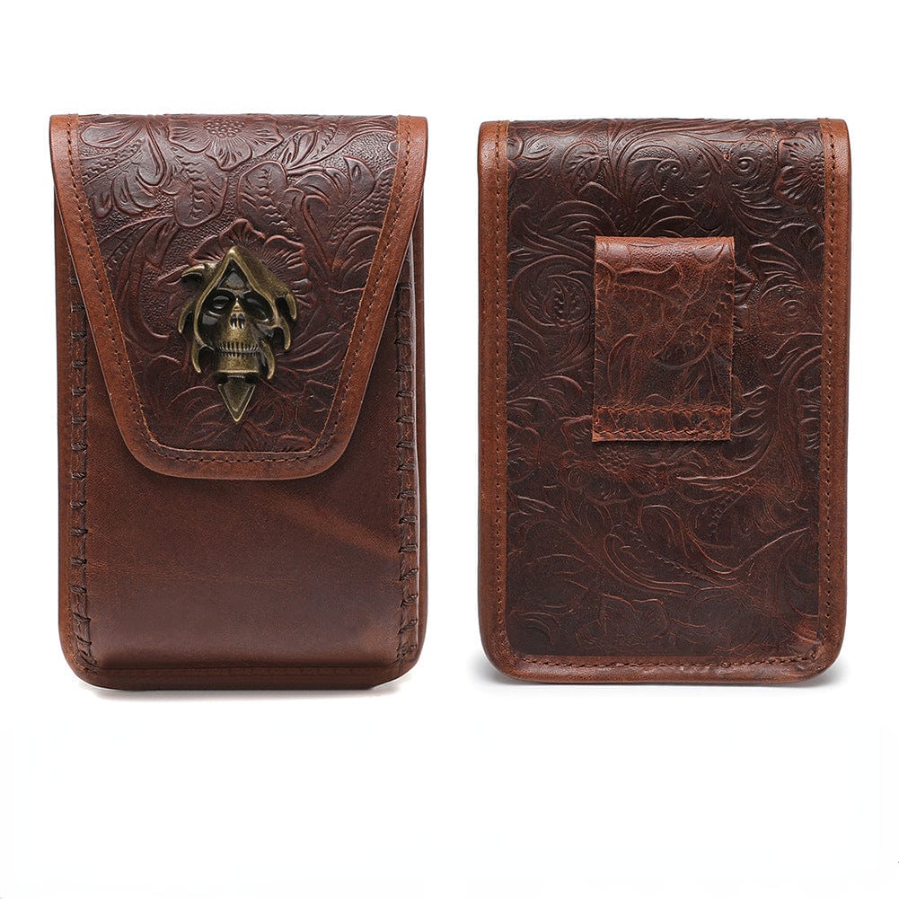 Kobine Women's Steampunk Skull Embossed Mini Bag