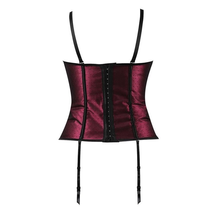 Women's Vintage Mesh Point Overbust Corsets