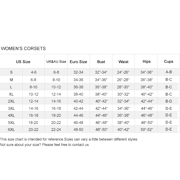 Women's Vintage Multi-chain Overbust Corsets