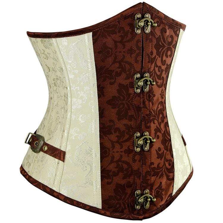 Women' Vintage Contrast Color Underbust Corsets