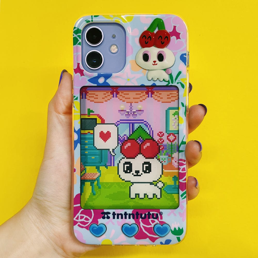 Pink Kawaii Women's Cartoon Printed Phone Case