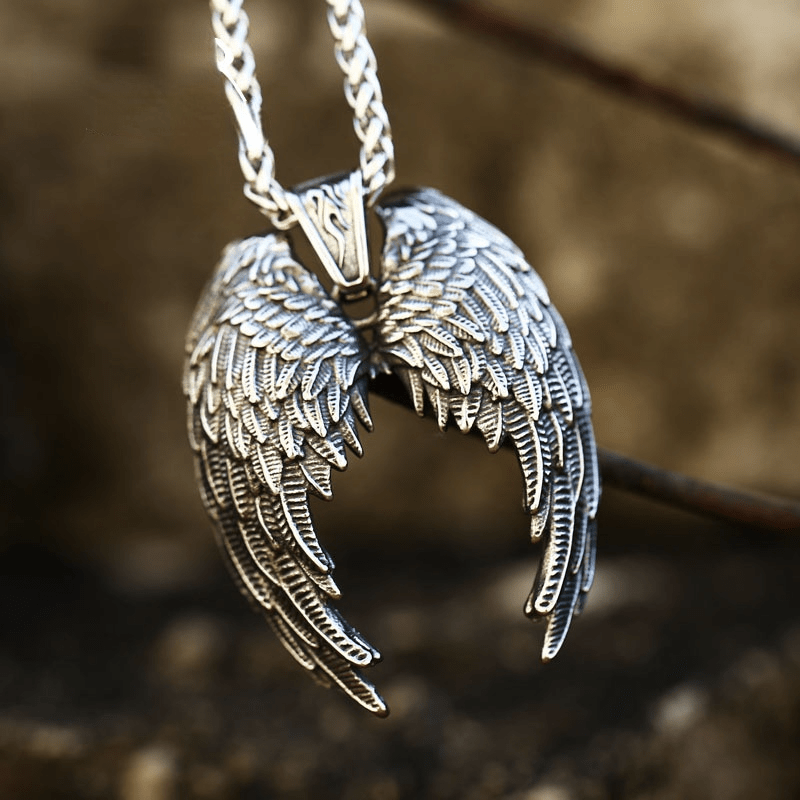 Men's Punk Wing Necklace