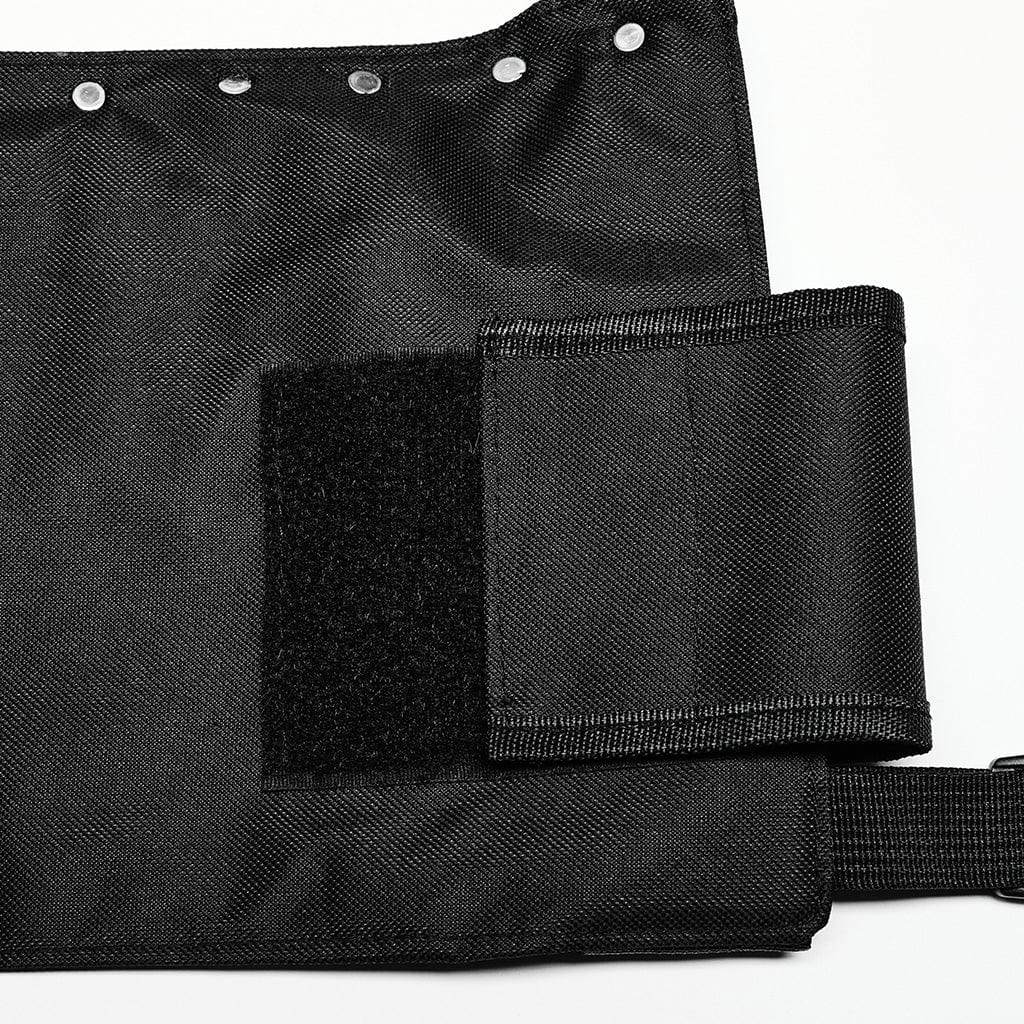 PUNK RAVE Men's Punk Camouflage Rivet Armor