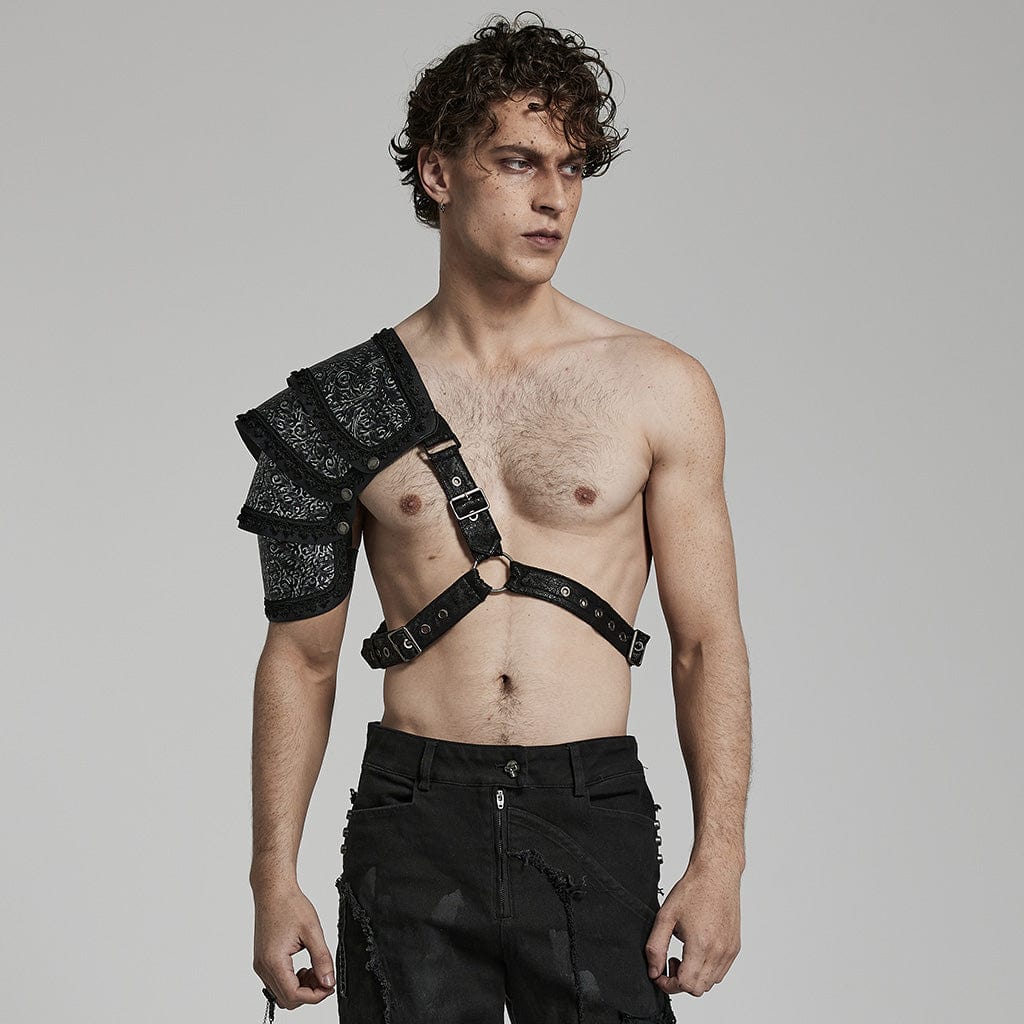 PUNK RAVE Men's Punk Layered Harness