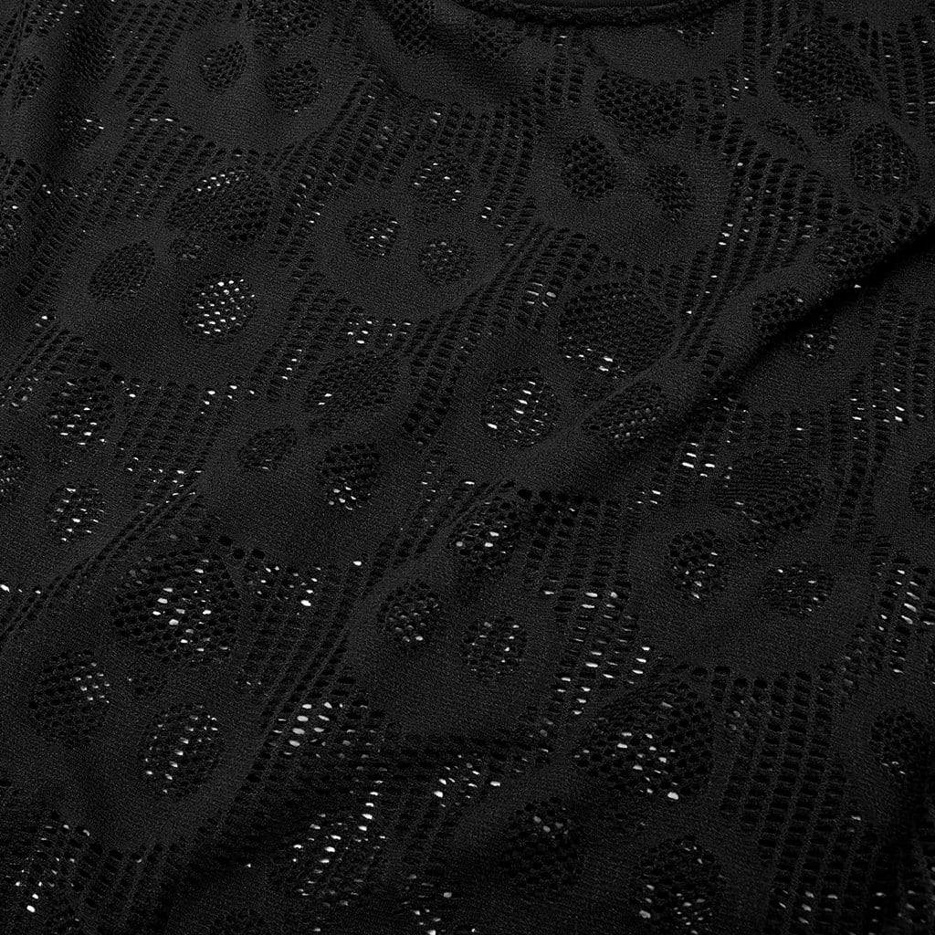 Punk Rave Men's Punk Skull Mesh Sheer T-shirt