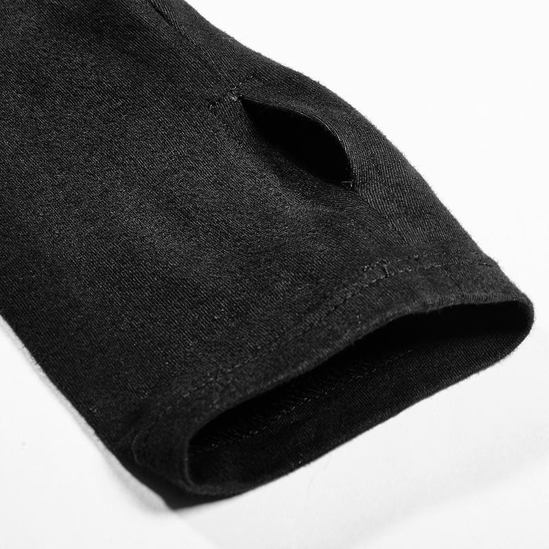 Men's Ripped Hole Hooded Sweater