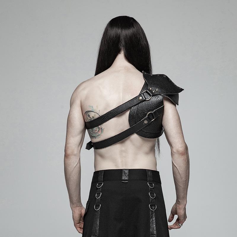 Men's Steampunk Faux Leather Harness