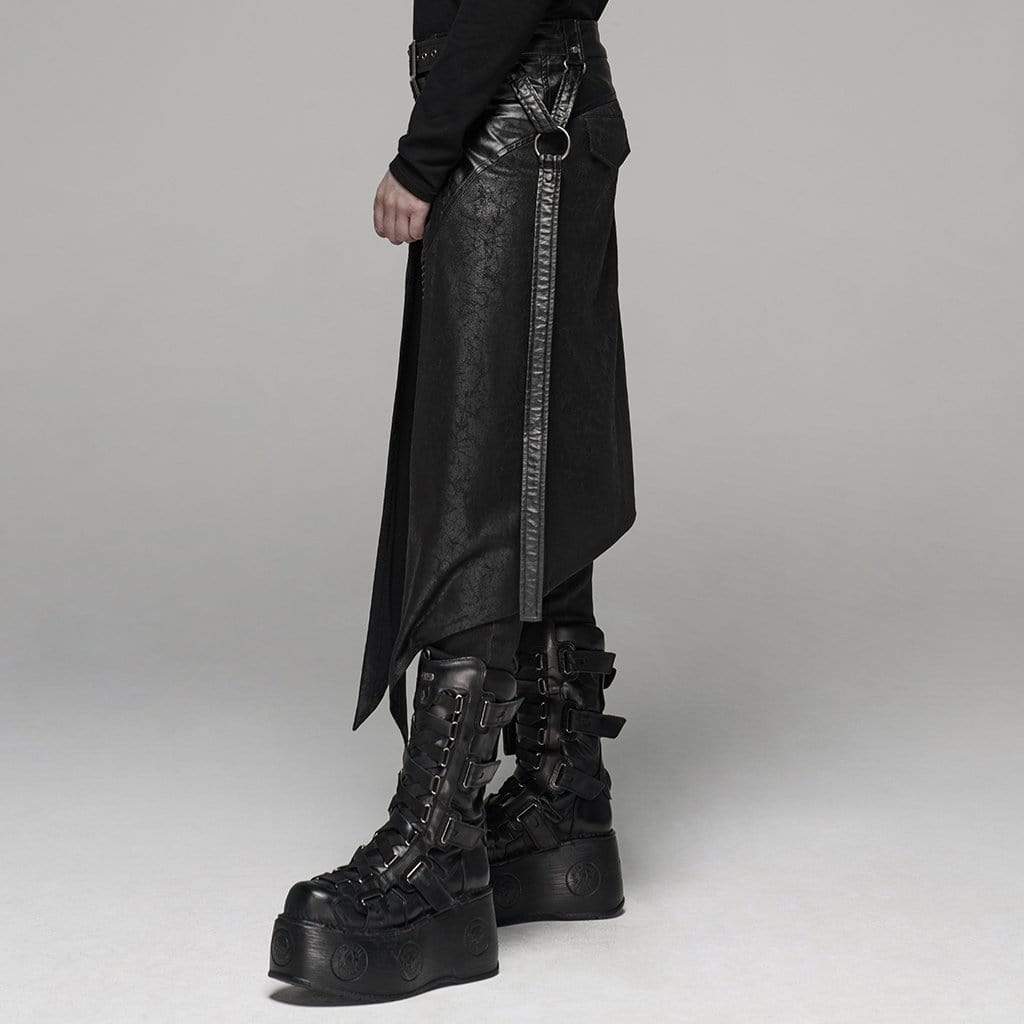 Men's Steampunk Skirt With Pocket
