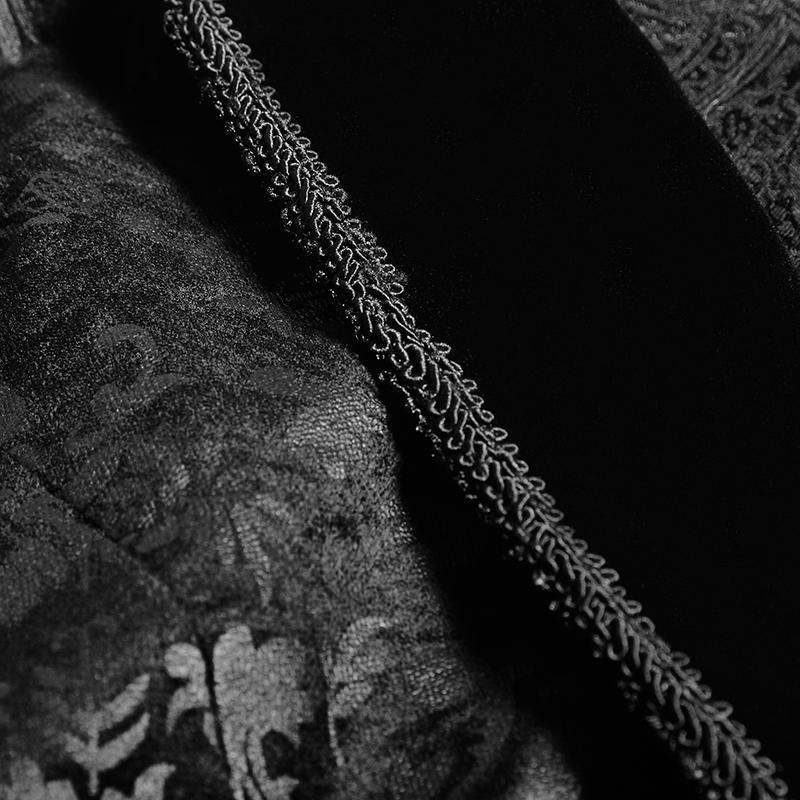 Men's Victorian Swallow Tail Sleeveless Velveteen Vest