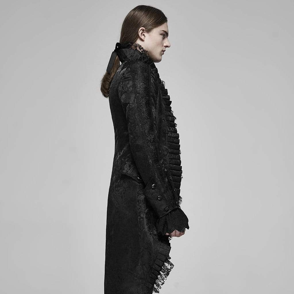 Men's Vintage Gorgeous Lace Tuxdo Coats
