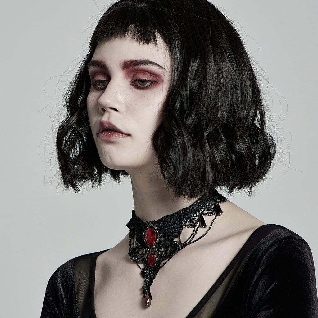 Women's Gothic Lace Choker Wedding Choker