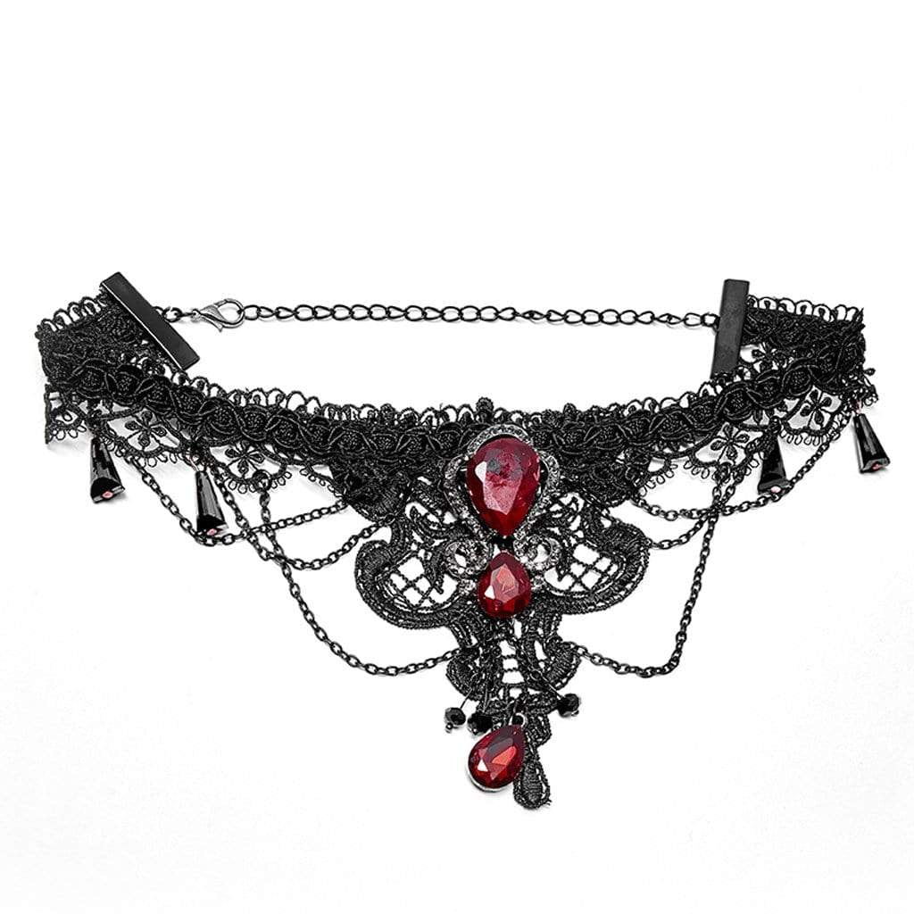 Women's Gothic Lace Choker Wedding Choker